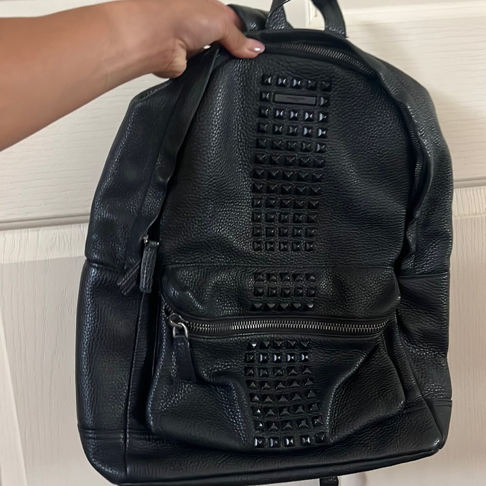 Michael kors leather backpack